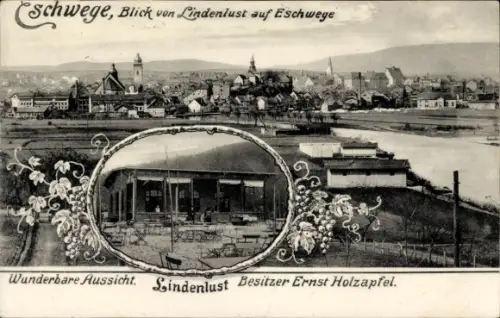 Ak Eschwege an der Werra Hessen, Panorama, Lindenlust