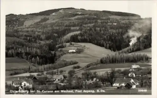Ak Unternberg in Niederösterreich, Gesamtansicht