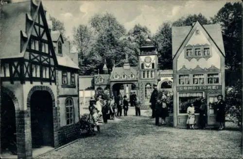 Ak Schaeffer's Märchenstadt Liliput, Liliputaner