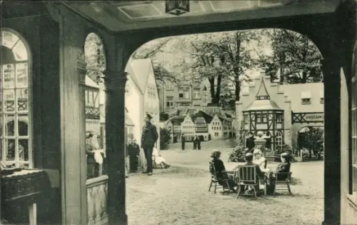 Ak Märchenstadt Liliput, Schäfer's Liliputaner