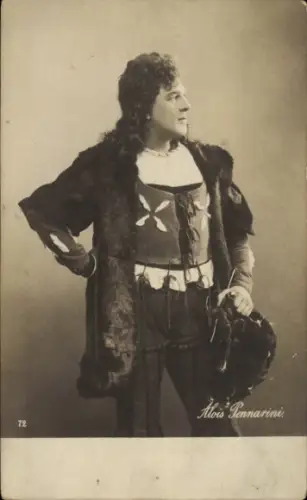 Ak Opernsänger Alois Pennarini, Portrait