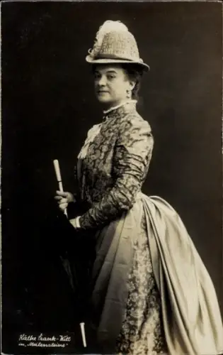 Ak Schauspielerin Käthe Franck-Witt, Meilensteine, Portrait