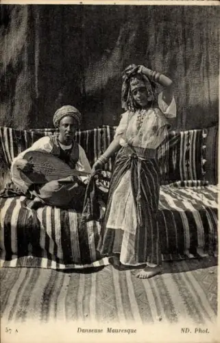 Ak Danseuse Mauresque, arabische Tänzerin