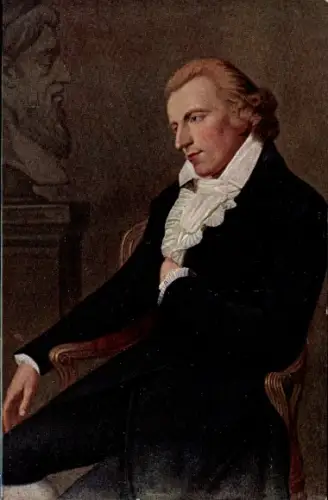 Künstler Ak Simanowiz, L., Dichter und Schriftsteller Friedrich von Schiller, Portrait