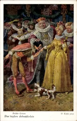 Künstler Ak Kubel, Otto, Das tapfere Schneiderlein, Märchen, Gebrüder Grimm