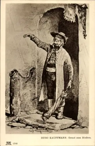 Künstler Ak Kauffmann, H., Grund zum Bleiben