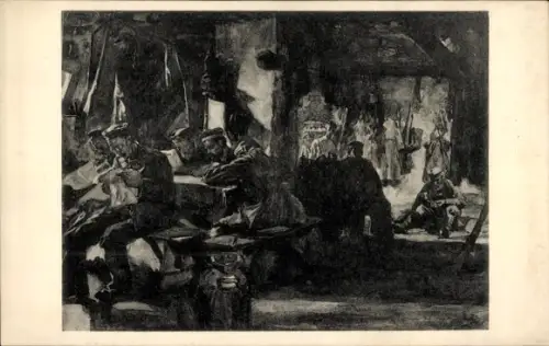 Künstler Ak Eichhorst, F., Ruhequartier