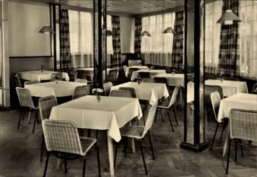 Ak Ostseebad Heringsdorf auf Usedom,  HO-Gaststätte "Café Freundschaft"