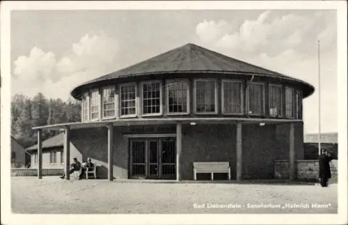 Ak Bad Liebenstein im Thüringer Wald,  Sanatorium 'Heinrich Mann'