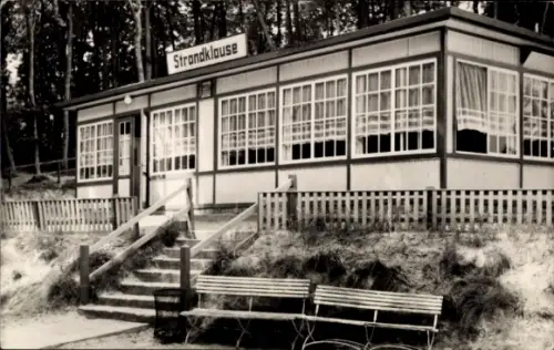 Ak Ostseebad Ückeritz auf Usedom, Strandklause