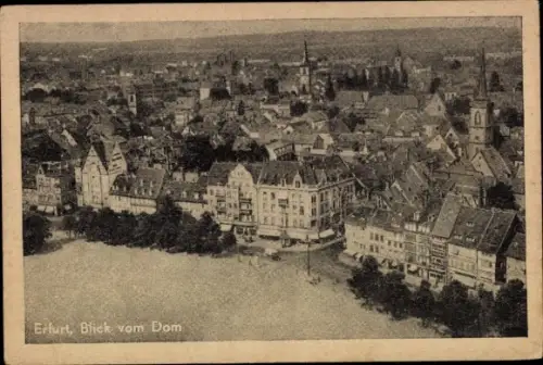 Ak Erfurt in Thüringen,  Blick vom Dom