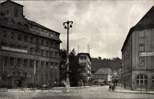 Ak Sonneberg in Thüringen, Deutsches Spielzeugmuseum, Sonneberg (Thür.), SVK, Postamt