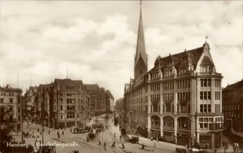 Ak Hamburg Mitte Altstadt, Mönckebergstraße