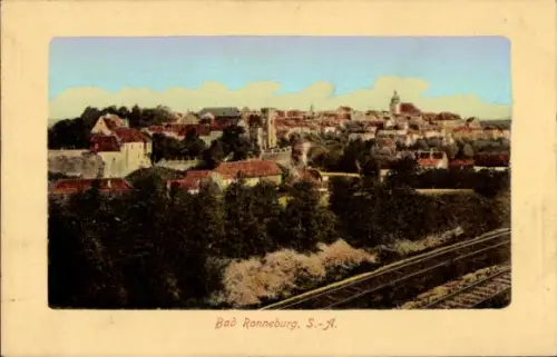 Ak Ronneburg in Thüringen, Totale