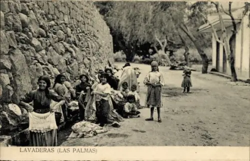 Ak Las Palmas de Gran Canaria, Islas Canarias, Lavaderas