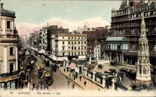 Ak London City England, The Strand