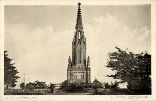 Ak Sønderborg Sonderburg Dänemark,  Düppeldenkmal