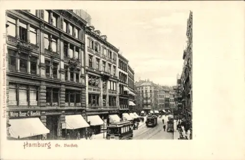 Ak Hamburg Mitte Altstadt, Großer Burstah