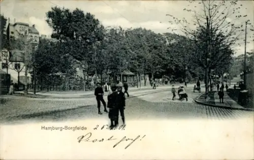 Ak Hamburg Mitte Borgfelde,