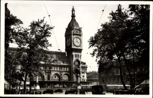 Ak Paris XII, Gare de Lyon