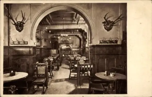 Ak Berlin Mitte, Bierhaus Siechen, Behrenstraße 23, Innenansicht