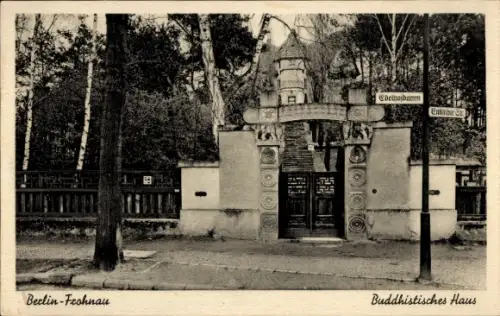 Ak Berlin Reinickendorf Frohnau, Buddhistisches Haus, Edelhofdamm, Enkircher Straße