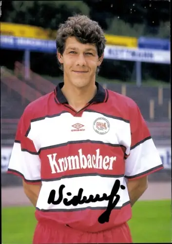 Autogrammkarte Fußballer Vidmantas Vysniauskas, Sportfreunde Siegen, Autogramm