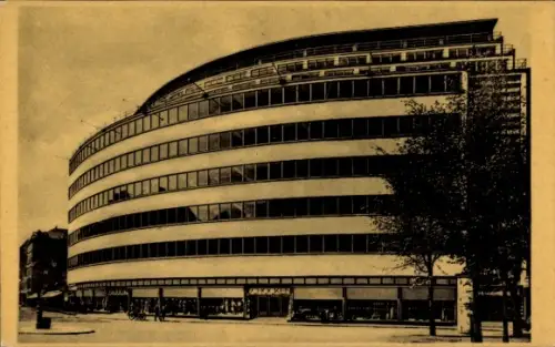 Ak Chemnitz, Mendelssohn, Erich, Magasins Schocken, Straßenansicht