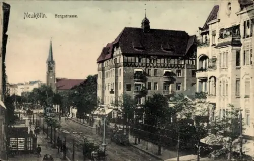 Ak Berlin Neukölln, Bergstraße
