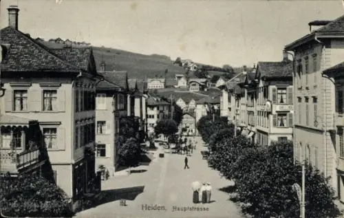 Ak Heiden Kanton Appenzell Außerrhoden, Hauptstraße