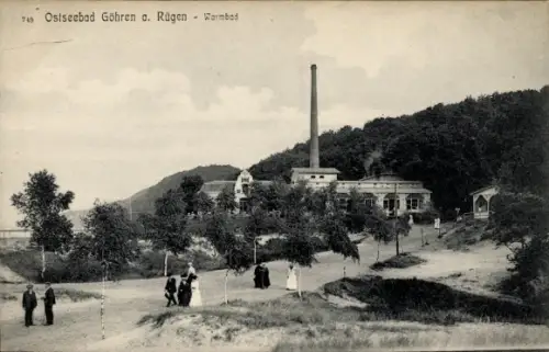 Ak Ostseebad Göhren auf Rügen, Warmbad