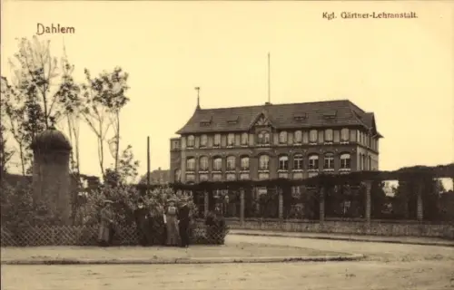 Ak Berlin Zehlendorf Dahlem, Gärtner-Lehranstalt