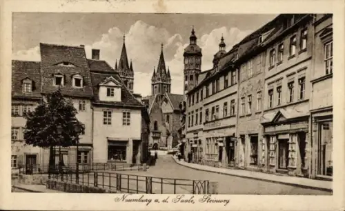 Ak Naumburg an der Saale, Steinweg