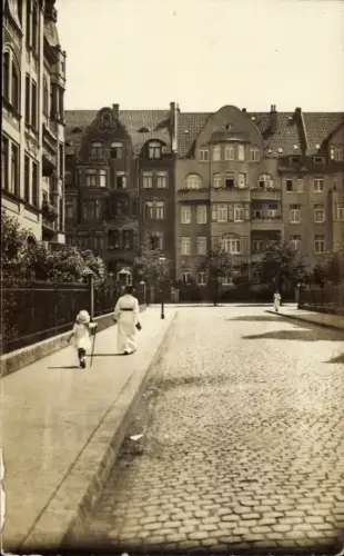 Foto Ak Hannover, Straßenansicht, Wohnhäuser