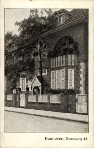 Ak Hannover, Grasweg 43