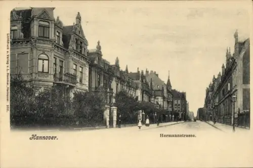 Ak Hannover, Hermannstraße