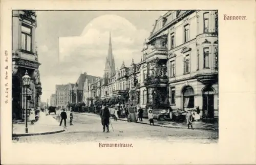 Ak Hannover, Hermannstrasse