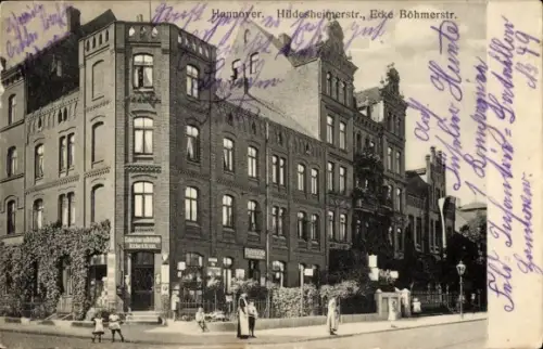 Ak Hannover in Niedersachsen, Hildesheimerstraße, Ecke Böhmerstraße