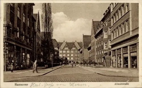 Ak Hannover in Niedersachsen, Allmerstraße