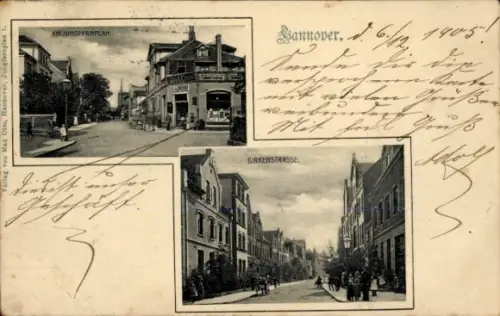 Ak Hannover, Jungfernplan, Birkenstraße