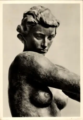 Ak Plastik von Fritz Klimsch, Olympia, Frauenakt