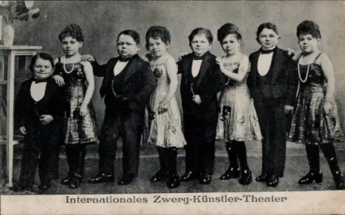 Ak Internationales Zwerg-Künstler-Theater