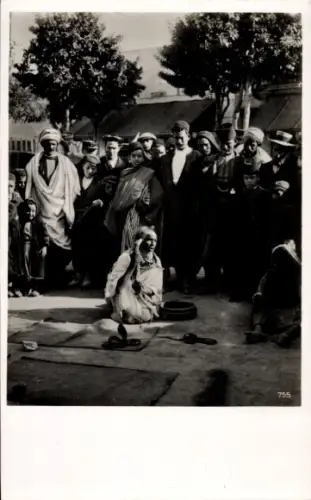 Ak Orientalische Volkstypen, Schlangenbeschwörer, Maghreb