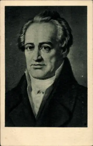 Künstler Ak Schriftsteller Johann Wolfgang von Goethe, Portrait