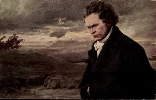Künstler Ak Wullf, H., Komponist Ludwig van Beethoven, Portrait