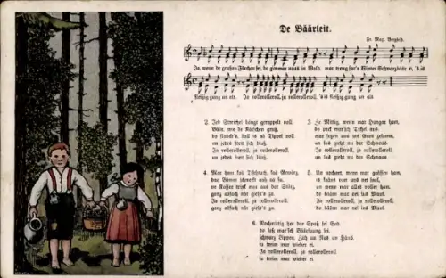 Lied Ak De Bäärleit, Wilhelm Vogel, Kinder, Erzgebirge