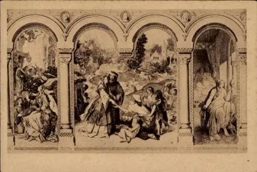 Künstler Ak Schwind, Moritz von, Das Märchen von den sieben Raben, Nr. 9