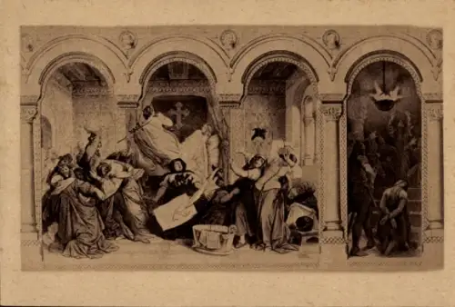 Künstler Ak Schwind, Moritz von, Das Märchen von den sieben Raben, Nr. 10
