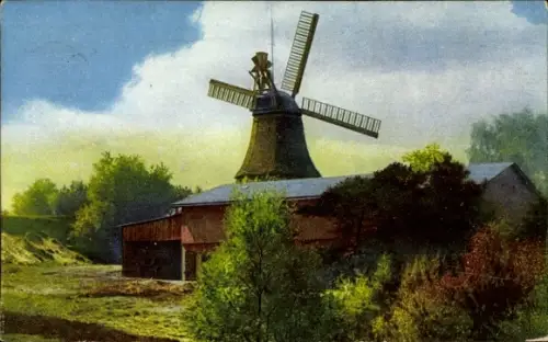 Ak Windmühle, Gebäude