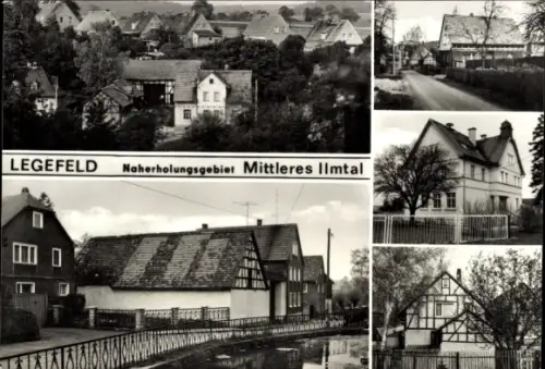 Ak Legefeld Weimar in Thüringen, Teilansichten, Schulhort